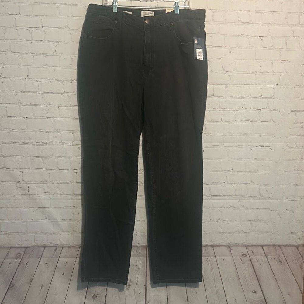 Universal Thread Black Denim '90s Jeans - Size 17 Straight - Picture 1 of 6